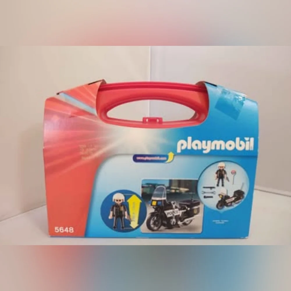 Playmobil City Action 5648 Police Carry Case NWT